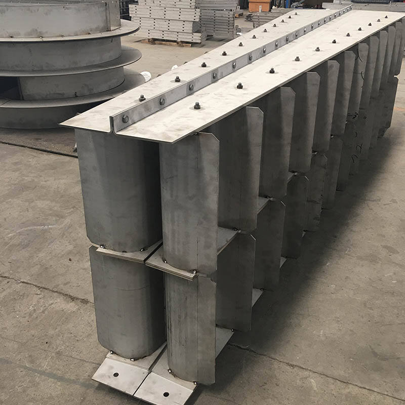 Distribuidor de gas de doble fila de cuchillas