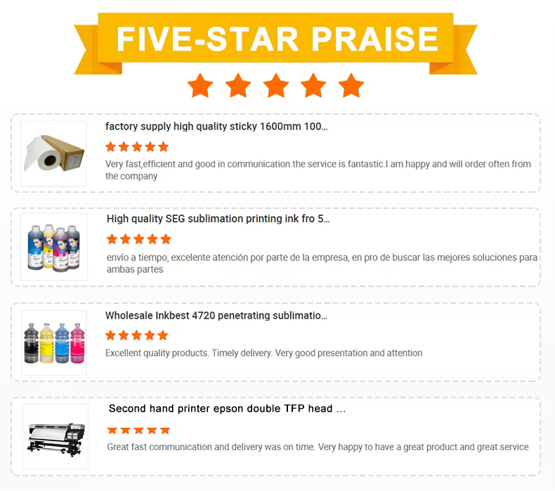 30g/33g/44g/50g/60g/70g/90g/100g Digital Heat Transfer Paper for Dye Sublimation Fabric Printing factory