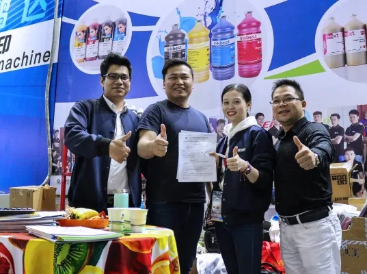 Contract Signing at the Exhibition