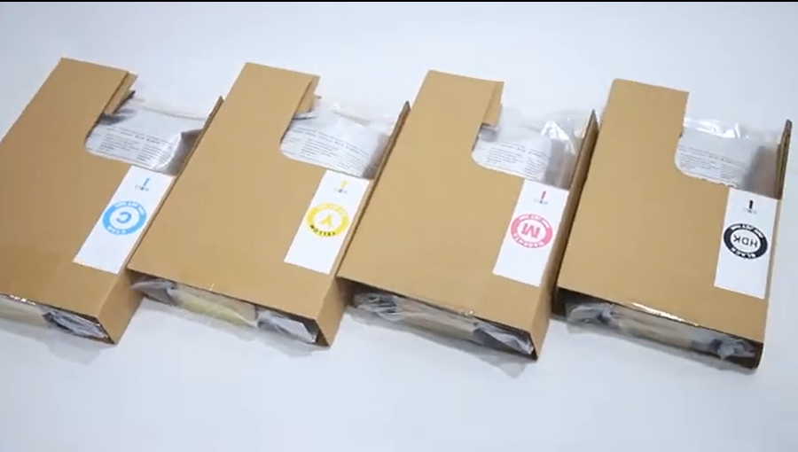 Bagged sublimation ink