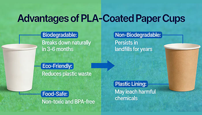  PLA-Coated Paper Cups