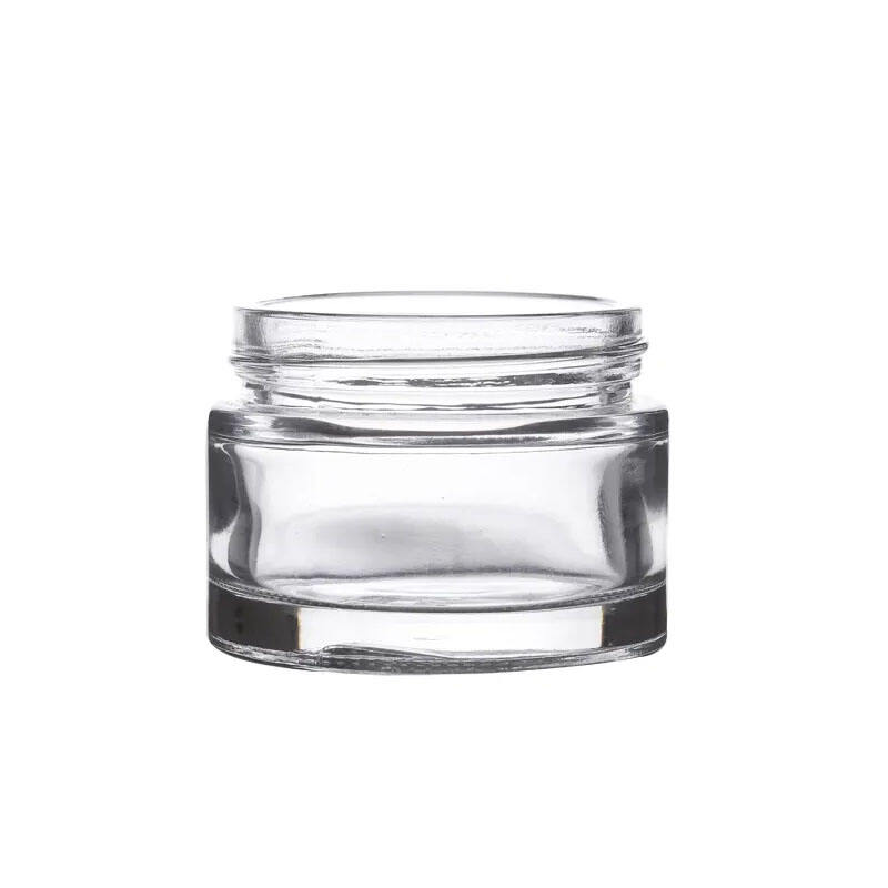 Alta Qualità di Lusso 50ml 60ml 100ml Contenitore di Vetro Trasparente per Cosmetici