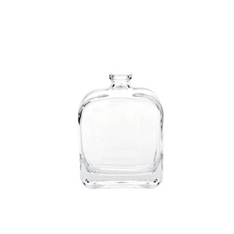 Custom Classic Clear Luxury Square Perfume Bottle Wholesale Empty Spray Glass Bottle