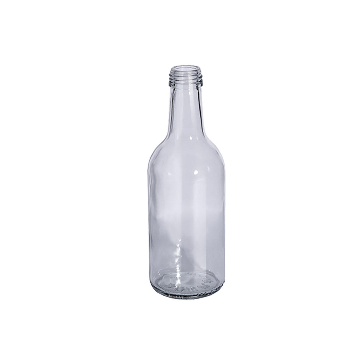 330ml soda bottle transparent cylindrical glass soda bottle sparking bottle for carbonated drinks