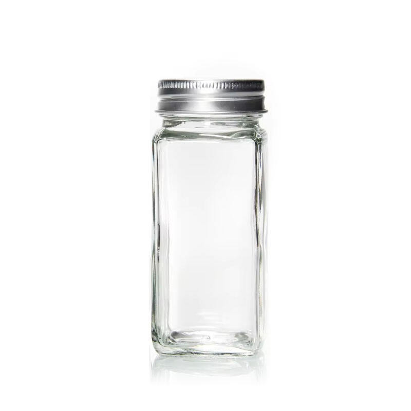 250ml 120ml 126ml 4oz 9oz Hoogwaardige peper in de keuken voor picknick specerijenpot seizoensfles glas 250g 120g Aangepaste voedingsgradige specerijenpotten