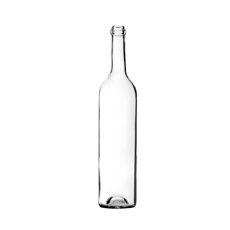 Engrospris återvunnet vin rött vin glasflaska Flintglasvinflaskor
