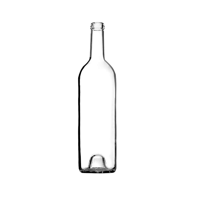 Bottiglie di vetro per vino Bordeaux direttamente dalla fabbrica bottiglie di vino trasparenti vendita all'ingrosso