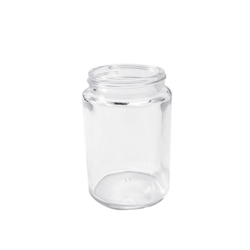 Wholesale Empty Clear Round Glass Jam Jars 176ml Glass Bottles for Food Storage Container Hot Sauce Pickle