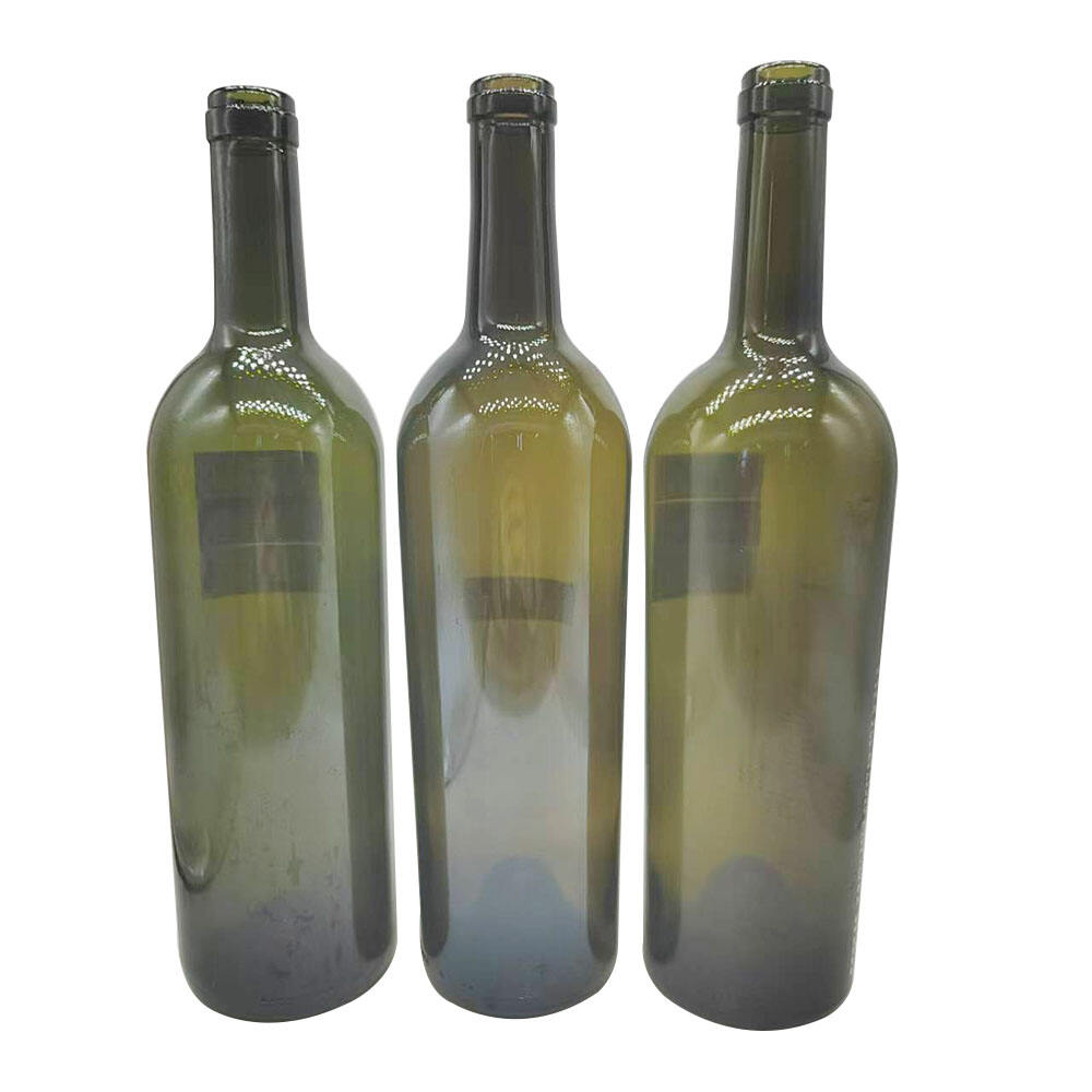 Customized Wholesale 500ml 750ml empty glass wine bottle 375ml Clear liquor wine vodka tequila brandy whisky glass bottles