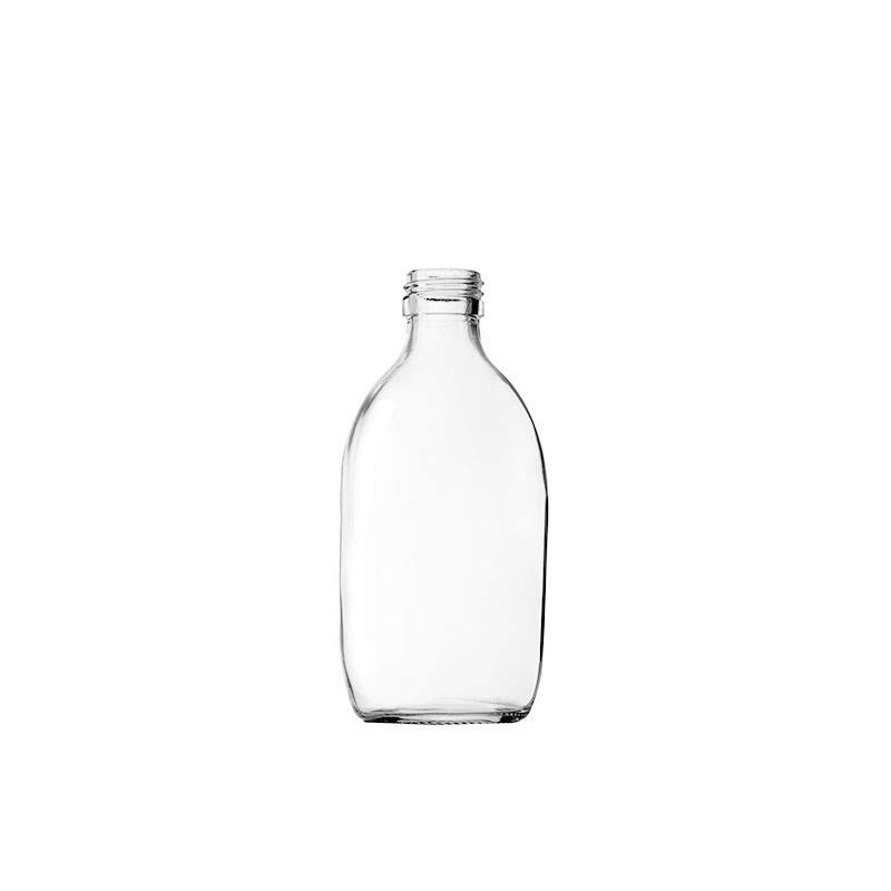 Garrafa de Vidro para Suco, Leite e Chá com Tampa de Metal