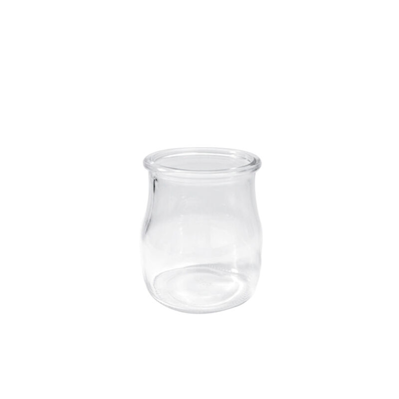 Wholesale Clear 150ml Wide Mouth Bottle Yogurt Glass Pudding Bottle with Lid