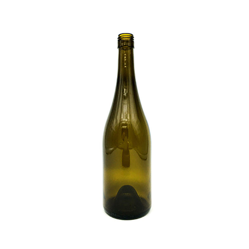 Fabriek 750ml Bourgogne wijnfles antiek groen Glasfles
