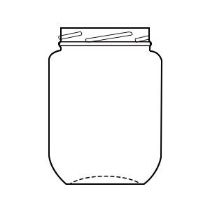 Glass jar