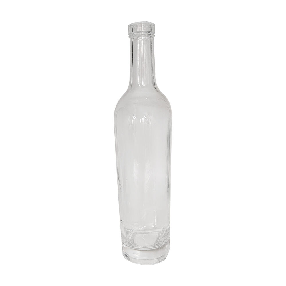 Recyclable Clear round Wine Glass Bottles Factory