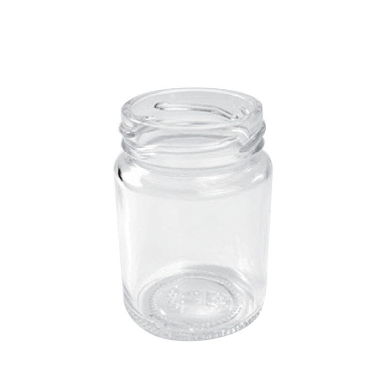 מבצע חם של ירחות זכוכית שקופות למרмелדה למזון עם יצרן כובע אלומיניום