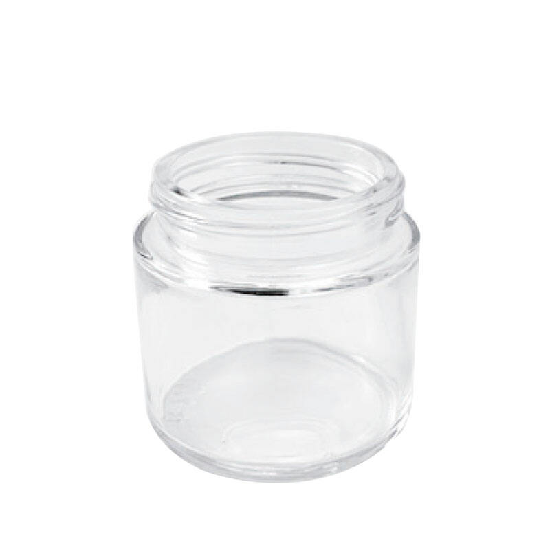 מפעל, כוס זכוכית שקופה איכותית גבוהה למזון, לריבת פירות או רוטב