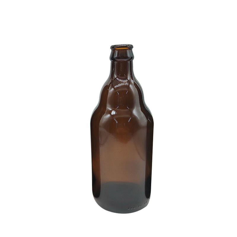 China Manufacturer 250ml 330ml 500ml 650ml Beer Bottle Glass  Amber Round Empty Beer Glass