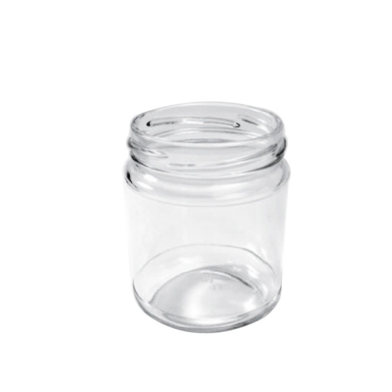 Wholesale Reusable Airtight 7oz Glass Food Jars Clear Glass Jars 215ml Empty Pickle Canned Jam Storage Jar 