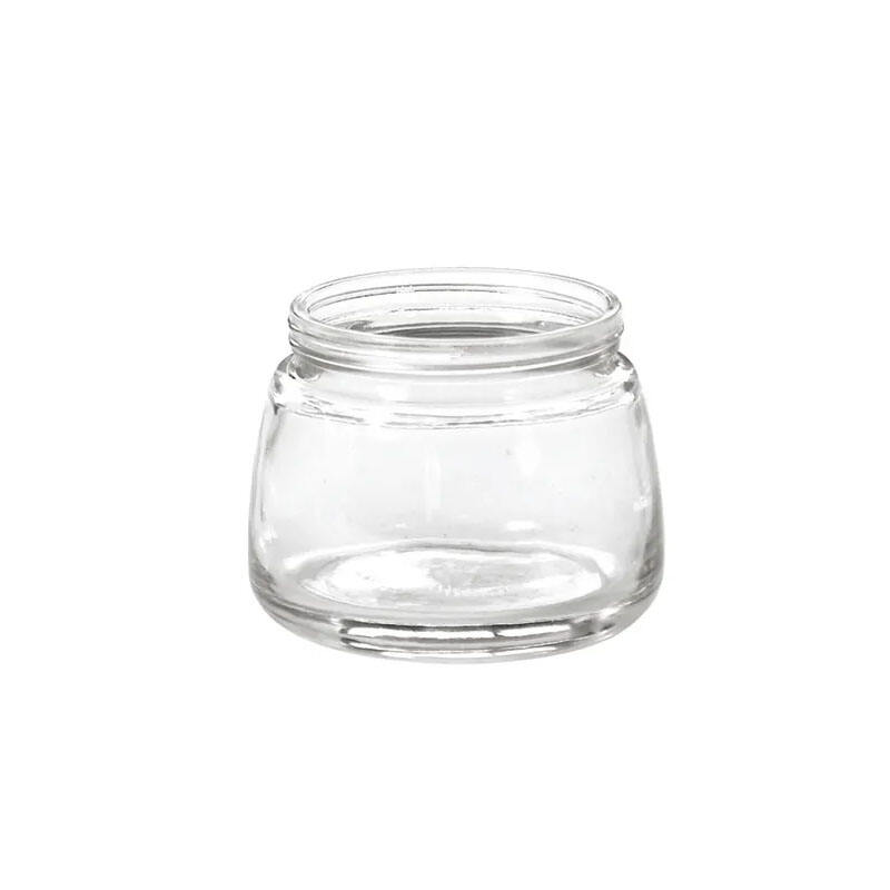 OEM Botol Kaca Kosmetik Jernih Kosong untuk Tabung Krim