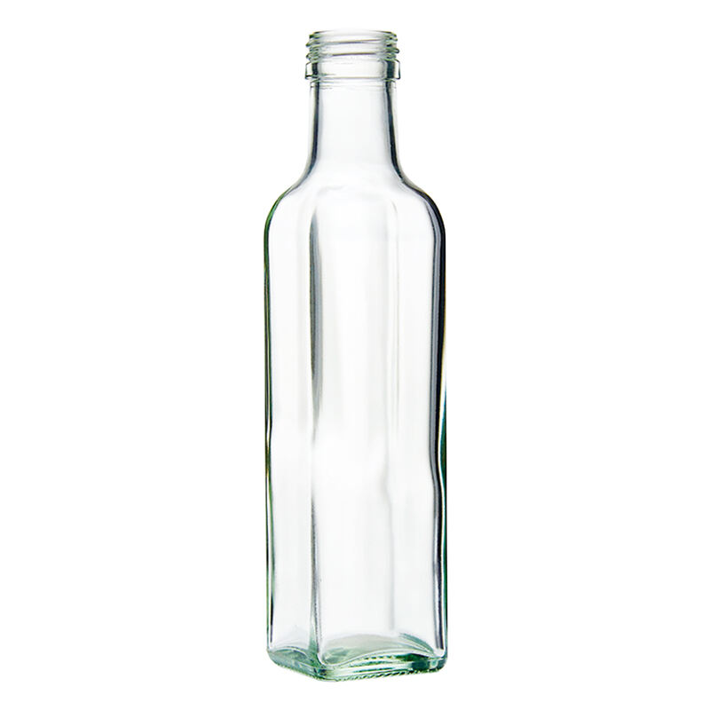 OEM-Glas-Essigflasche Olivenölflasche Hersteller Gewürzglasflasche für Lebensmittel