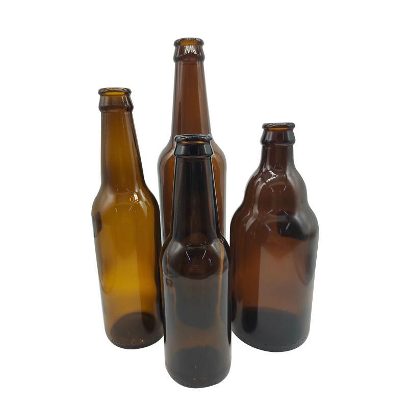 Glass bottles for beer 330ml 500ml Empty Beer bottles Amber Clear Custom Glass Beer bottle