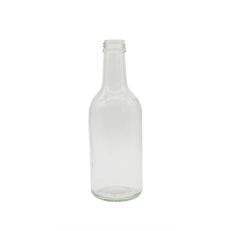 OEM ny design 330 ml tom glassflaske for soddavann og boblevann, drikkeflaske for vin og drikker