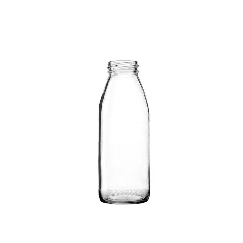 Promoção Quente Garrafa de Vidro para Bebidas de Suco de 200ml, 250ml, 300ml, 350ml com Tampa