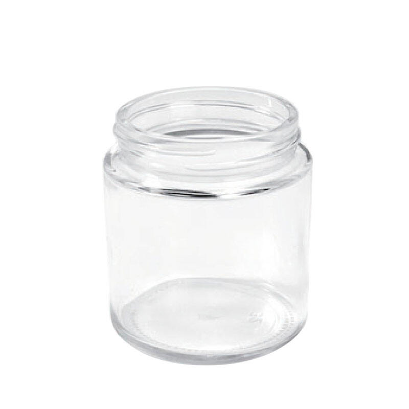 כוסות OEM סגורות לאוויר לריבת פירות וכוסות זכוכית לדבש עם מכסה מתכת לאחסון מזון