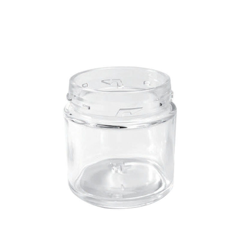 בקבוקי זכוכית שקופה באיכות OEM ממפעל למזונות, ירקנים ל잼