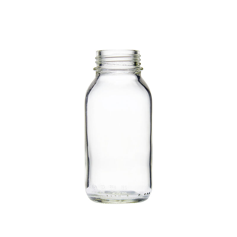 150ml sausfles leeg transparante glazen fles voor voedsel groothandel op maat LOGO