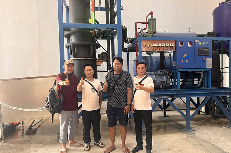 Noong Oktubre 2024, nagpadala ang Shanghai ICEMA Refrigeration Technology Co., LTD ng dalawang inhinyero bilang mga teknikal na consultant at suporta sa serbisyo para sa mga customer sa Indonesia.