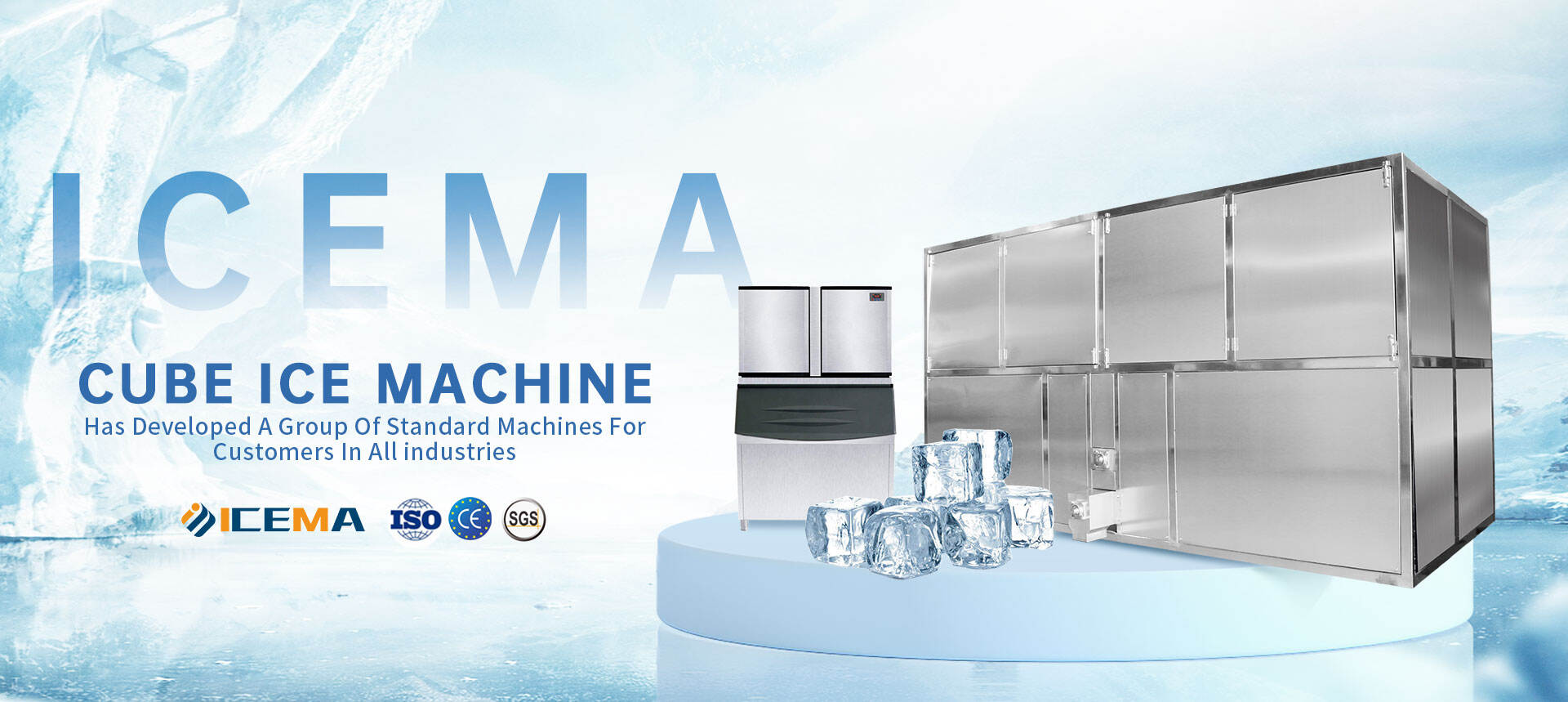 Cube ice machine, Tube ice machine, Flake ice machine, Block ice ...