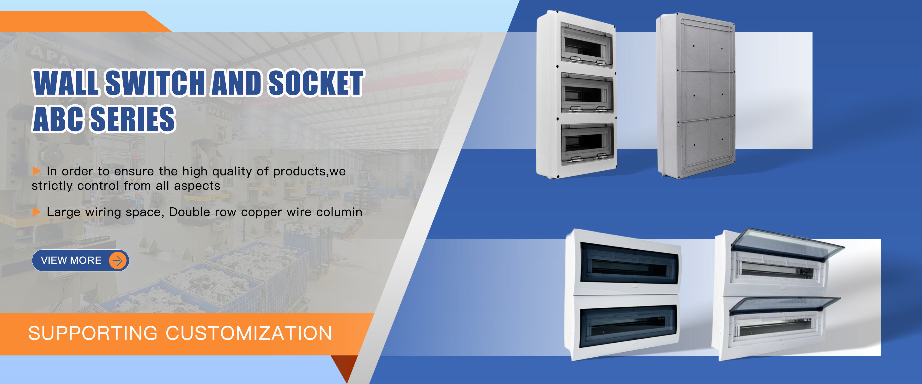 WALL SWITCH AND SOCKET ABC SERIES