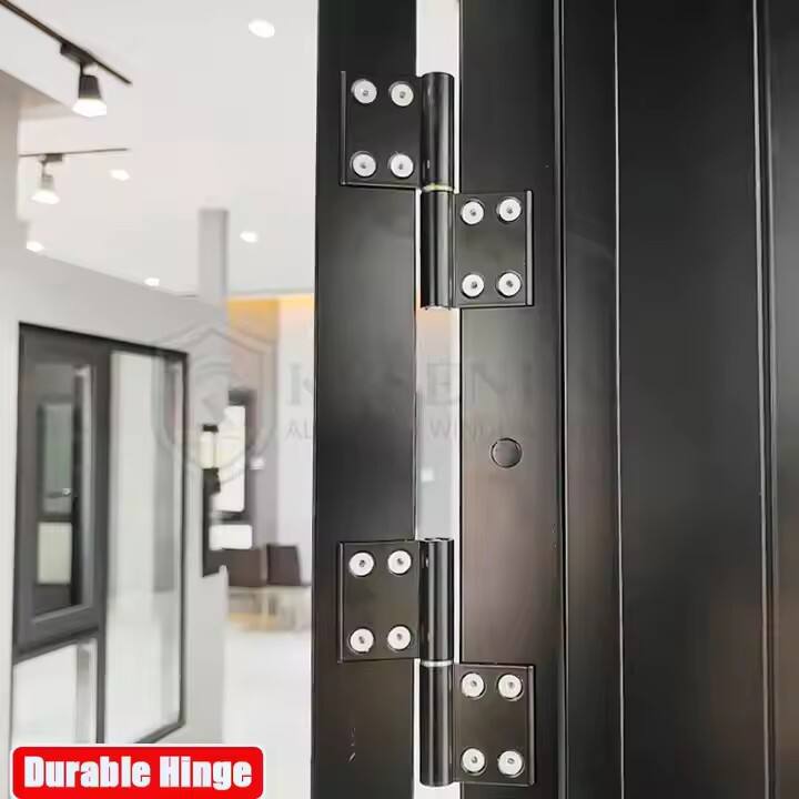 Golden Supplier Aluminium Interior Flush Glass Kitchen Room Door Double Tempered Glass Metal Swing Doors For Bathroom