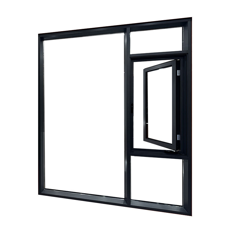 Australia Standard AS2047 Casement Window Double Glazed Tempered Glass Aluminum Frame