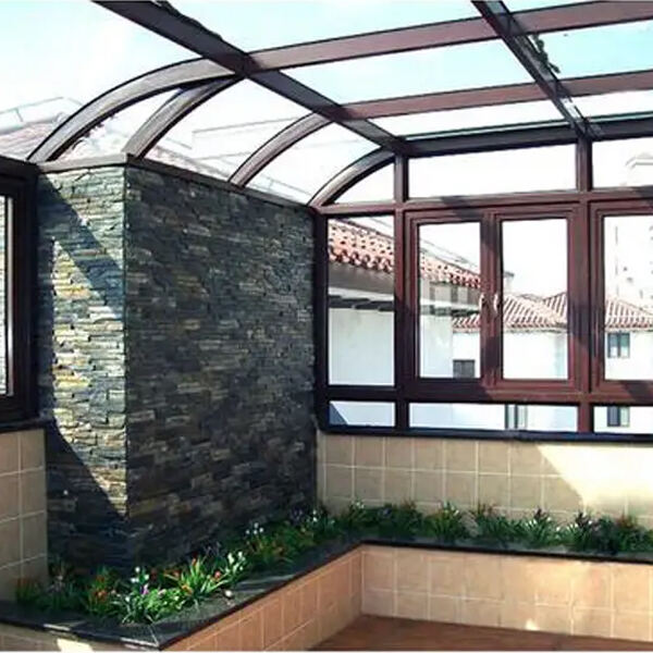 Outdoor Winter Garden Aluminum Sunroom with Low-e Tempered Glass Small Tiny House Sunny Sunshine Glass Sunrooms for Villa