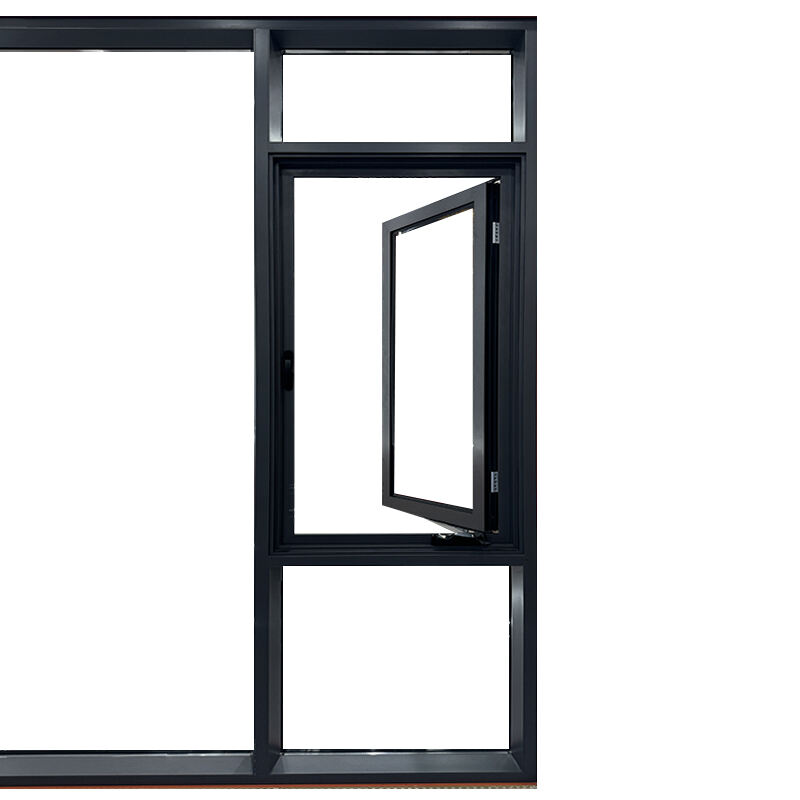 Australia Standard AS2047 Casement Window Double Glazed Tempered Glass Aluminum Frame