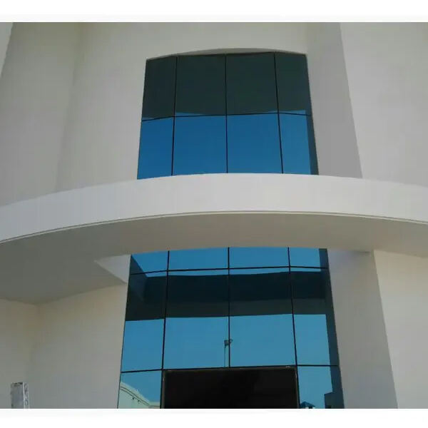 3.0mm thickness Energy efficiency double hollow glazed curtain wall top hung windows foshan factory