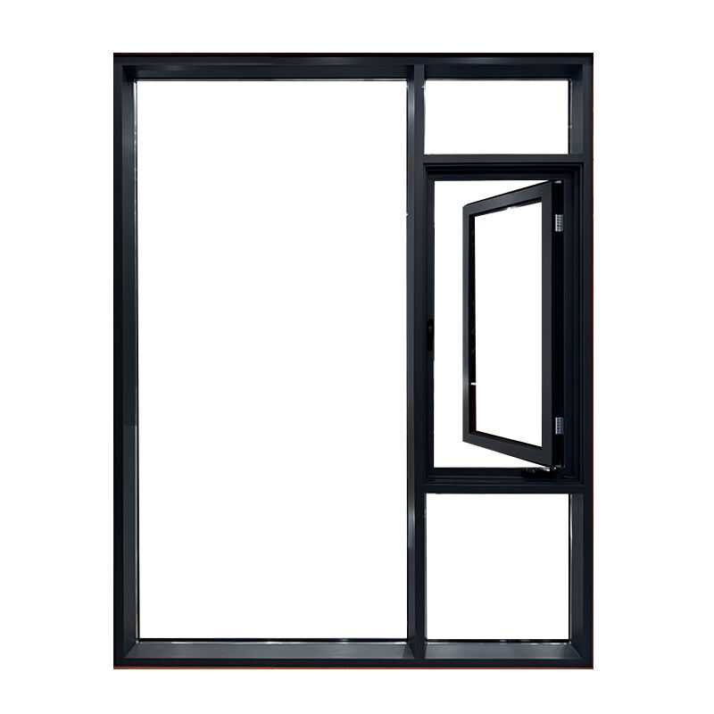Aluminium casement window
