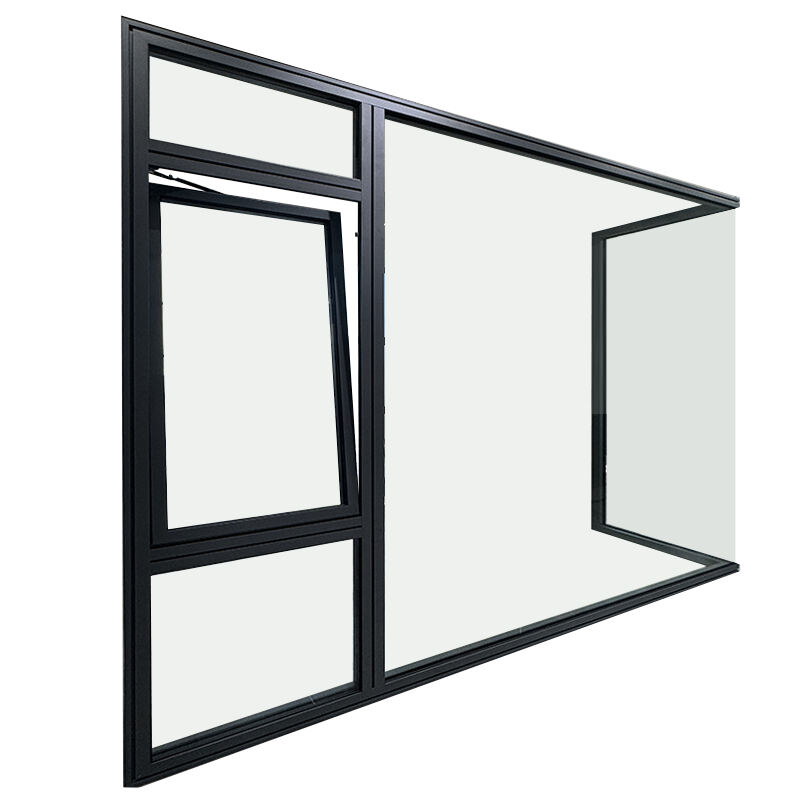 Aluminium casement window Villa with hollow double-layer tempered glass heat insulation ventilation tilt-and-turn windows