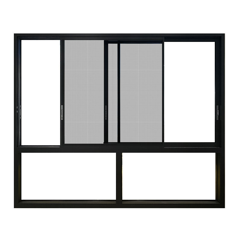 Cheap Price Soundproof Simple Design Aluminum Sliding Glass Windows