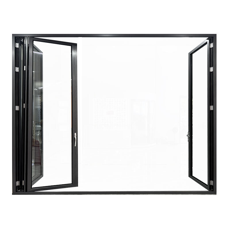 1 Set MOQ Cheap Exterior Interior Glass Accordion Aluminum Sliding Bifold Doors Aluminium Patio Folding Door