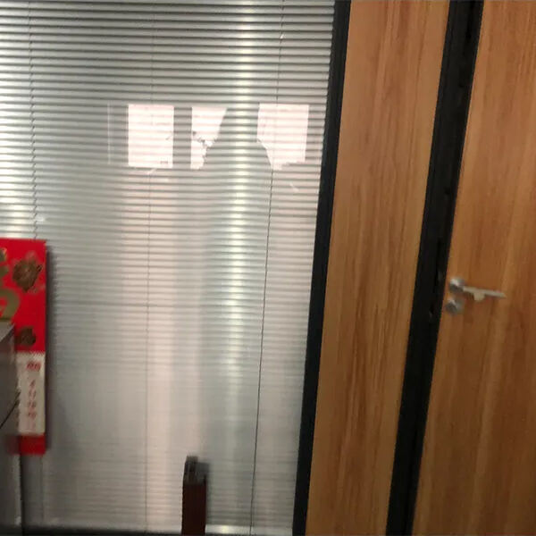 Modern modular soundproof frameless demountable aluminum tempered single or double glazing clear office glass partition wall