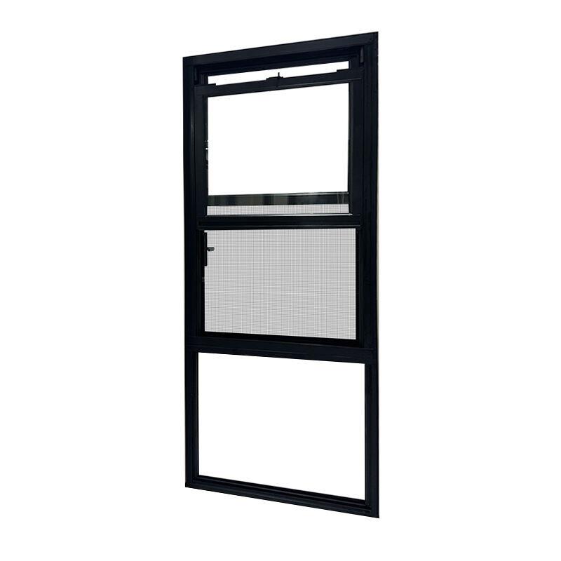 New Design America Style Vertical Sliding Aluminum Double Glazing Thermal Break Single and Double Hung Windows