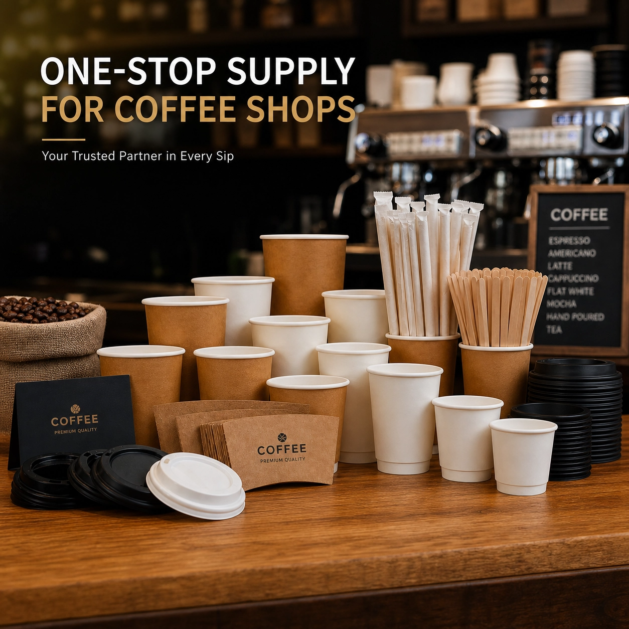 Complete Packaging Solutions for Coffee Shops