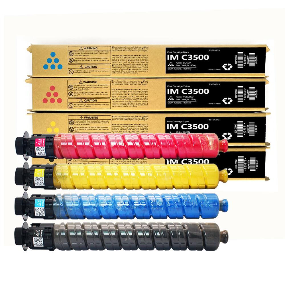 KOLIT Original Toner Cartridge for RICOH IMC3500 MPC3503 High Yield CMYK Toner for Photocopier