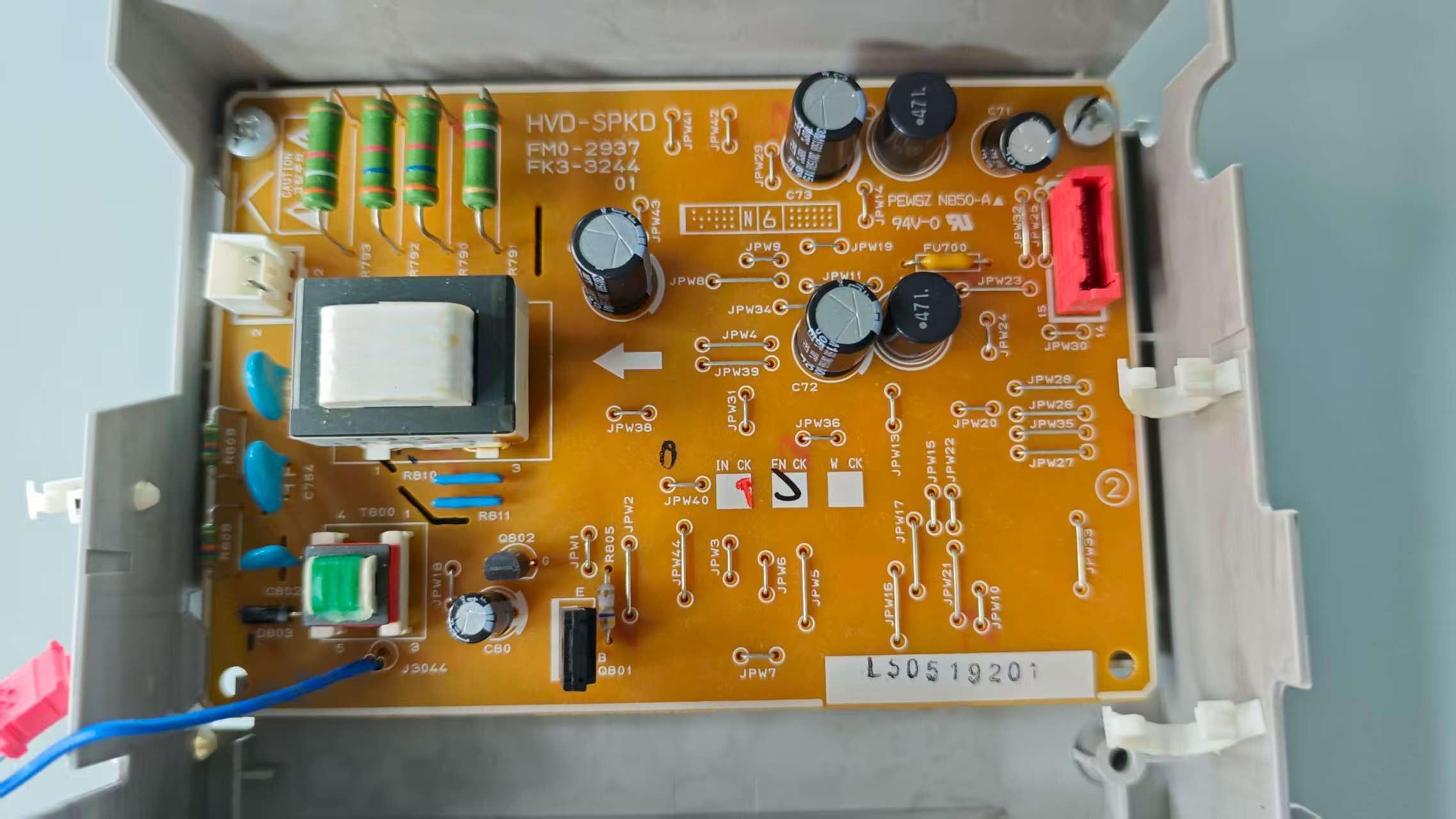 Original OEM Black Developing High Voltage Power Supply (HVPS) PCB for Canon C700 / C750