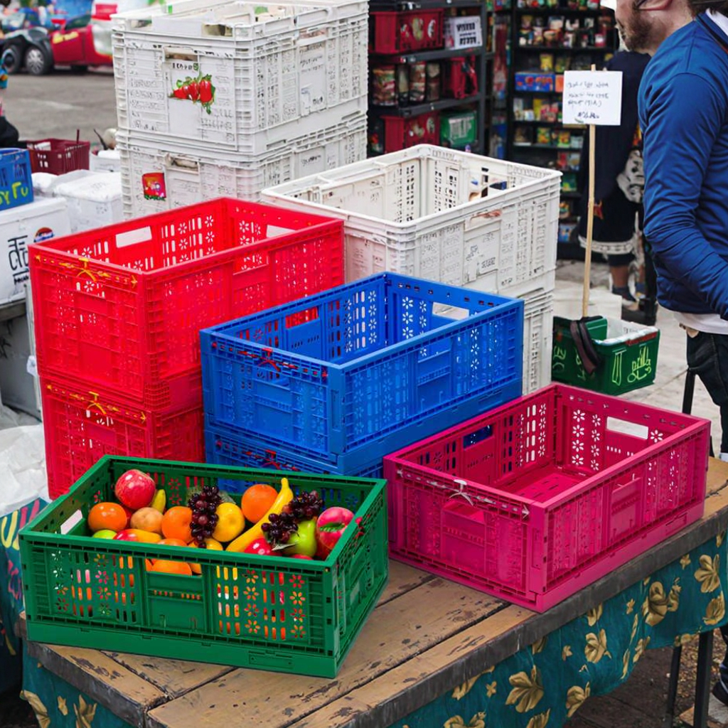 Waarom inklapbare plastic kratten essentieel zijn voor moderne logistiek
