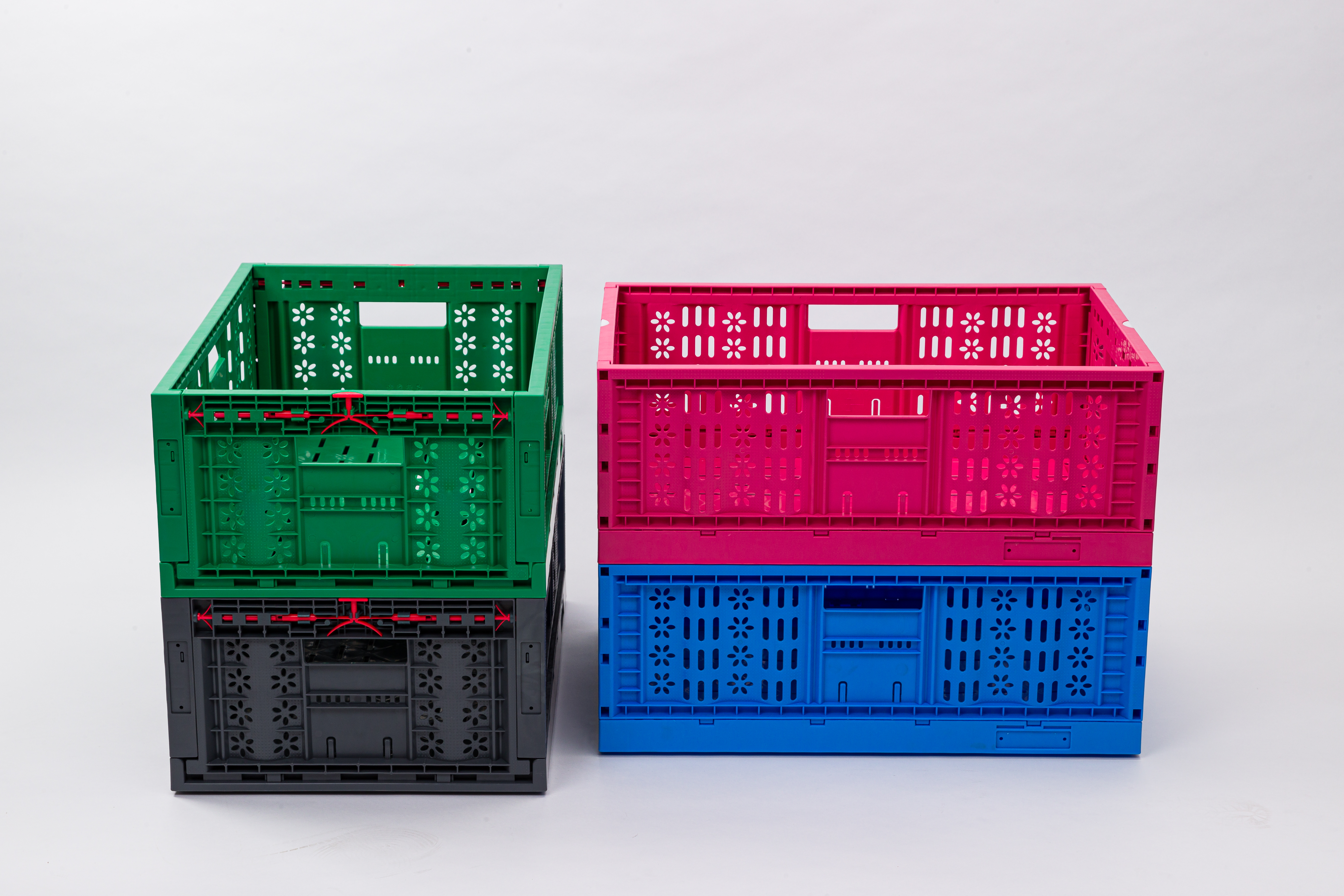 Etkin Taşıma Çözümleri için Plastik Katlanabilir Sandıklar