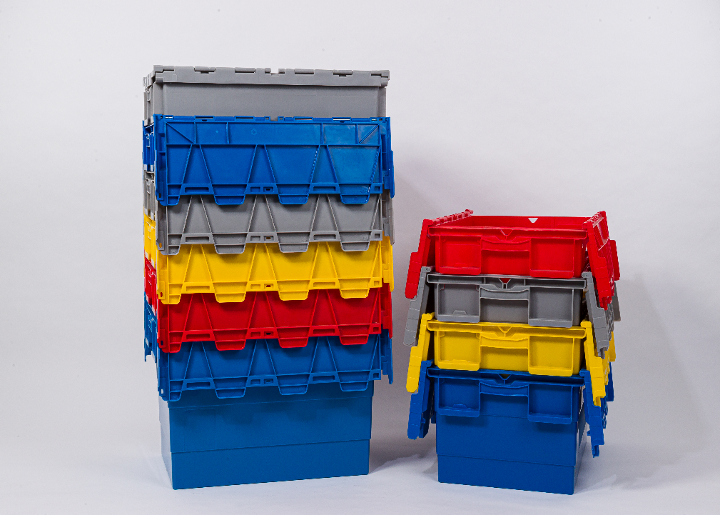 What are the benefits of attached lid plastic containers?